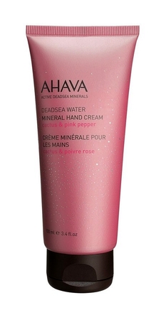 Ahava Deadsea Water Mineral Hand Cream Cactus and Pink Pepper 
