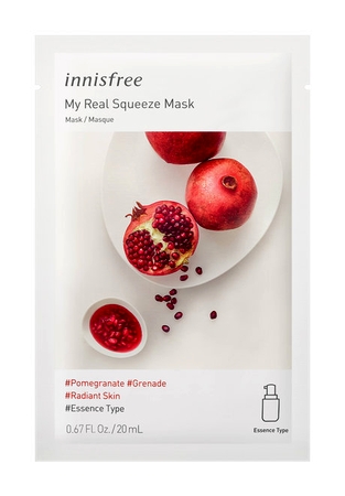 Innisfree My Real Squeeze Mask [Pomegranate] 