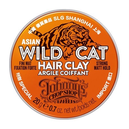 Johnny's Chop Chop Asian Wild Cat Hair Clay Argile Coiffant 