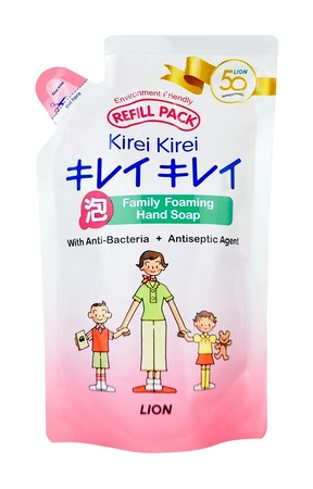 Lion Thailand Kirei Kirei Family Foaming Hand Soap With AntiBacteria Agent Refill 