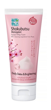 Lion Thailand Shokubutsu Monogatari Face Wash Facial Whip Foam Daily Brightening Skin 