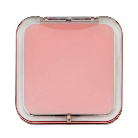 N.1 Зеркало карманное квадратное розовое